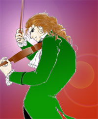 nikki plays violin